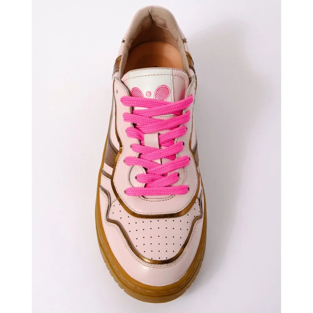 FREE PEOPLE Retro Thirty Love Sneakers / Cloud Pink Combo - Picture 5 of 8